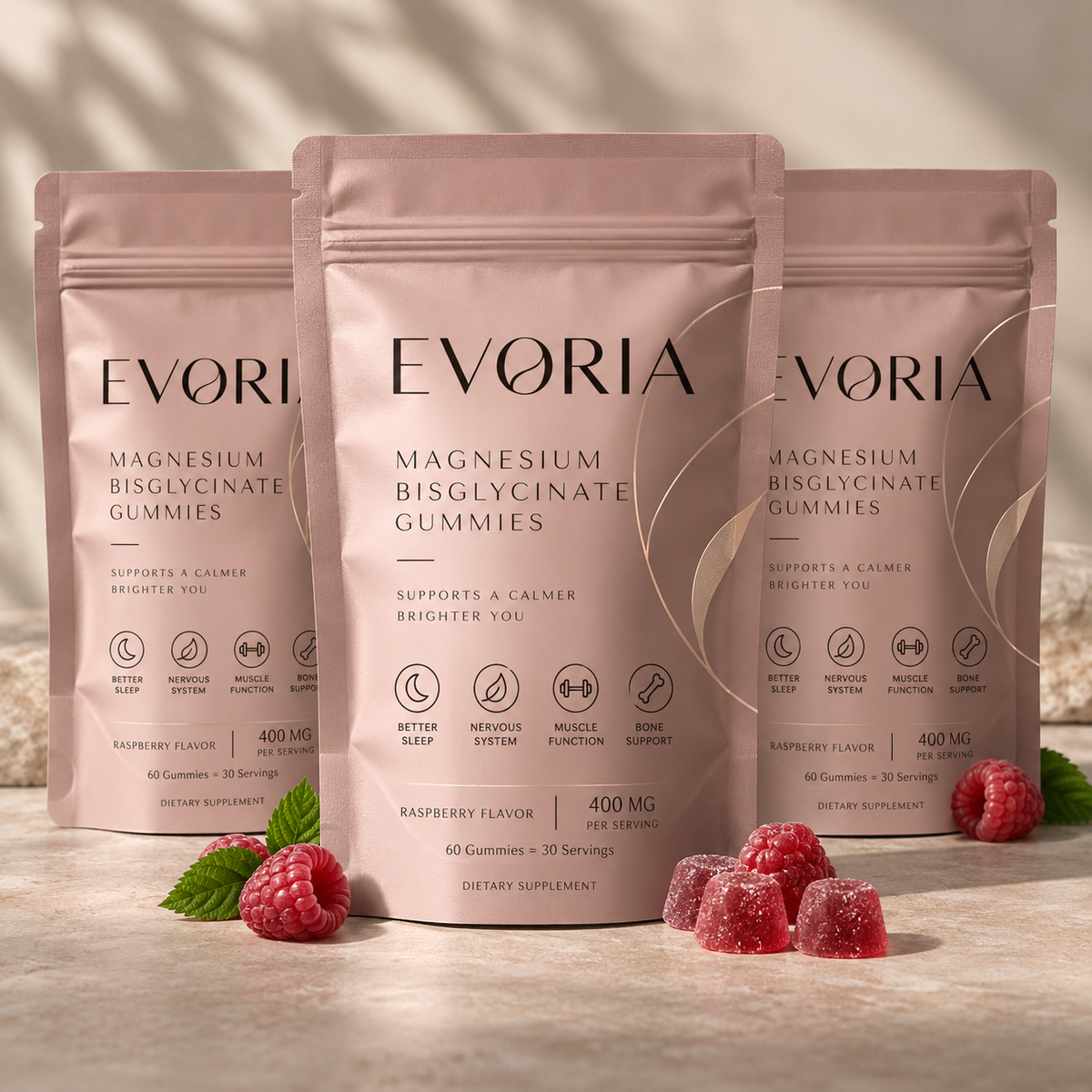 Evoria Magnesium Bisglycinate Gummies