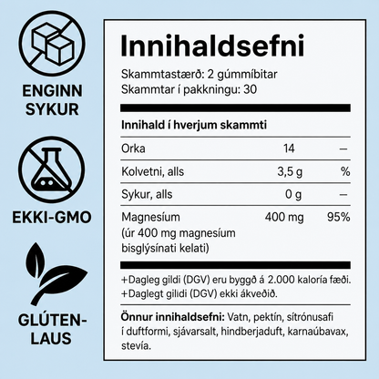 VORA Nutrition Magnesium Bisglycinate Gummies