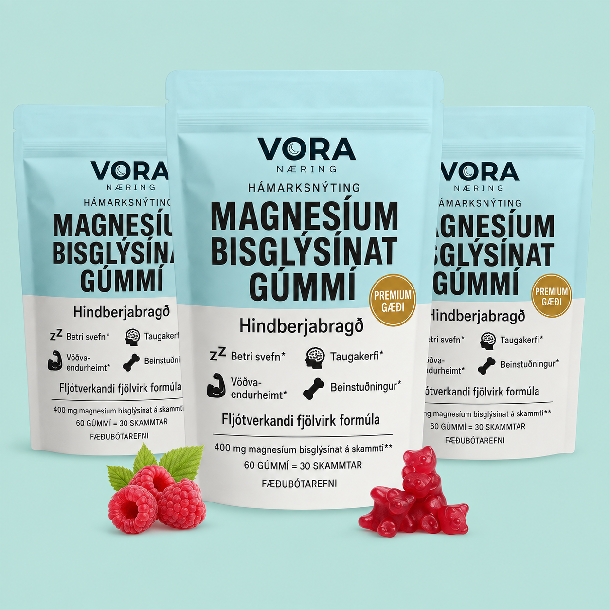 VORA Nutrition Magnesium Bisglycinate Gummies