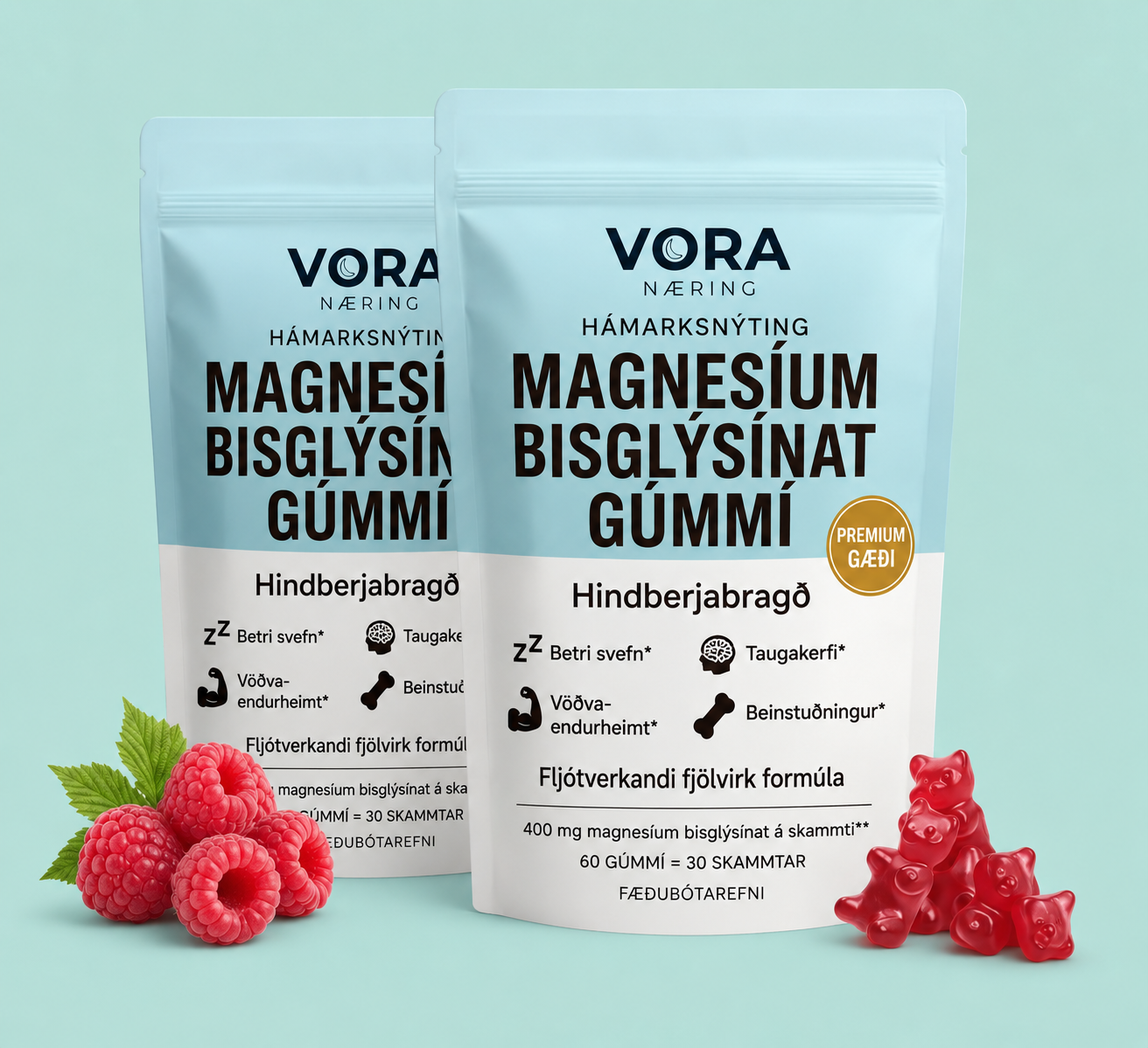 VORA Nutrition Magnesium Bisglycinate Gummies