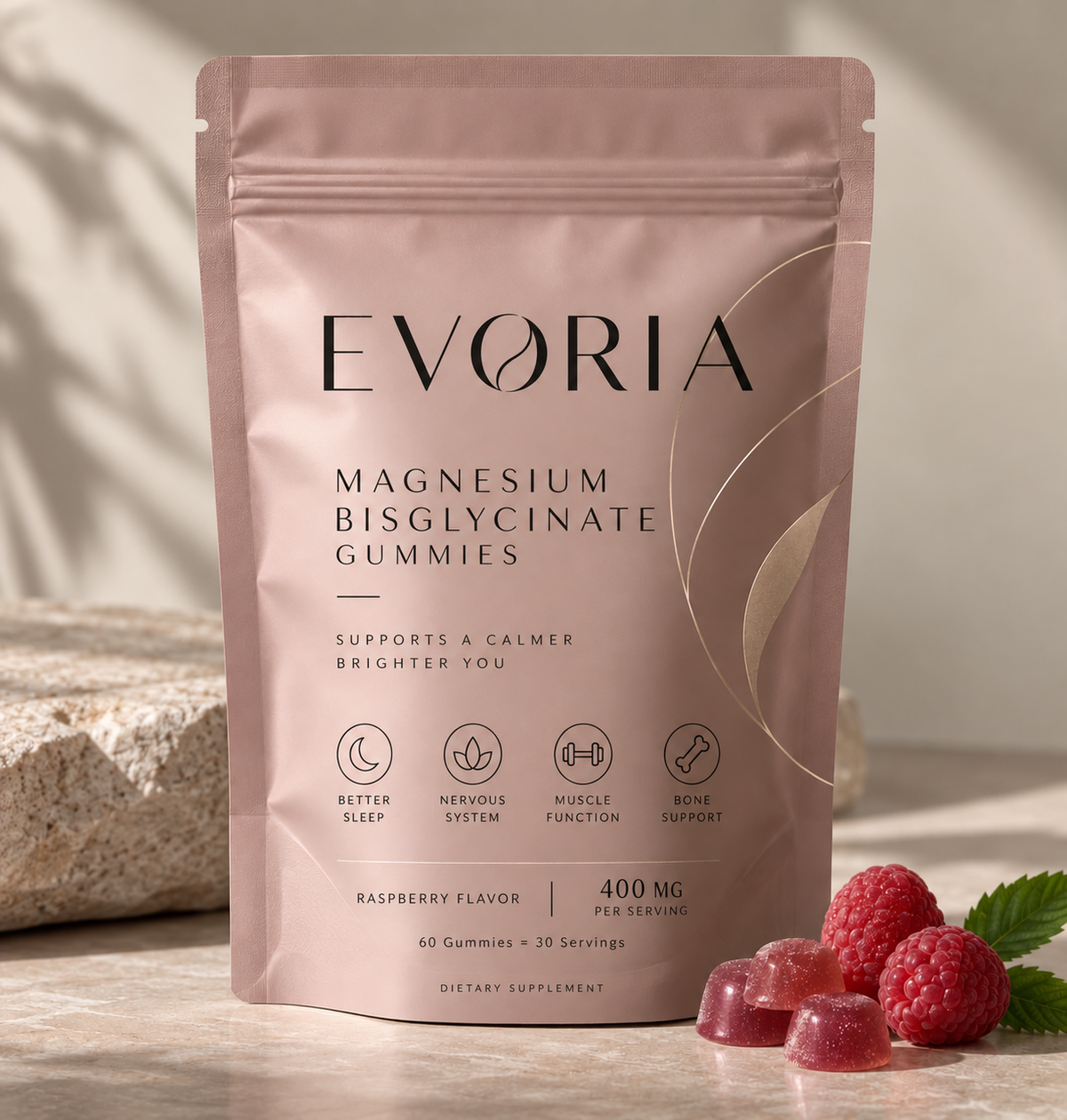 Evoria Magnesium Bisglycinate Gummies