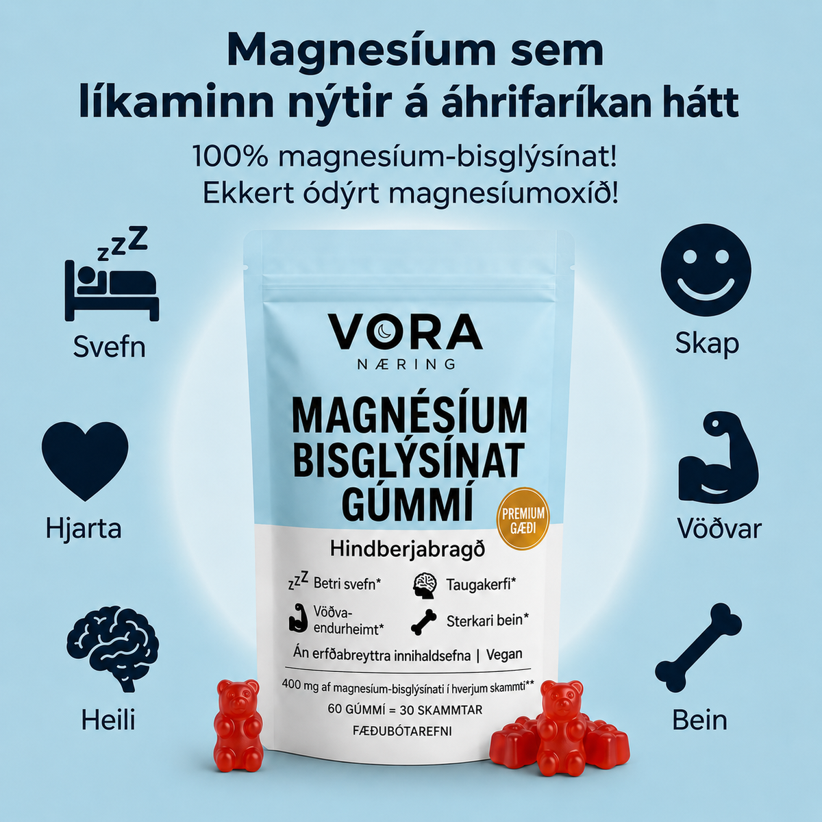 Samanburður á hreinu magnesíum bisglýsínati og ódýru magnesíumoxíði